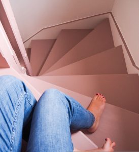 how to create a stunning staircase on a budget pink 